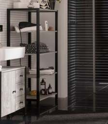 Colton Shelving Unit, Concrete Effect - thumbnail 1