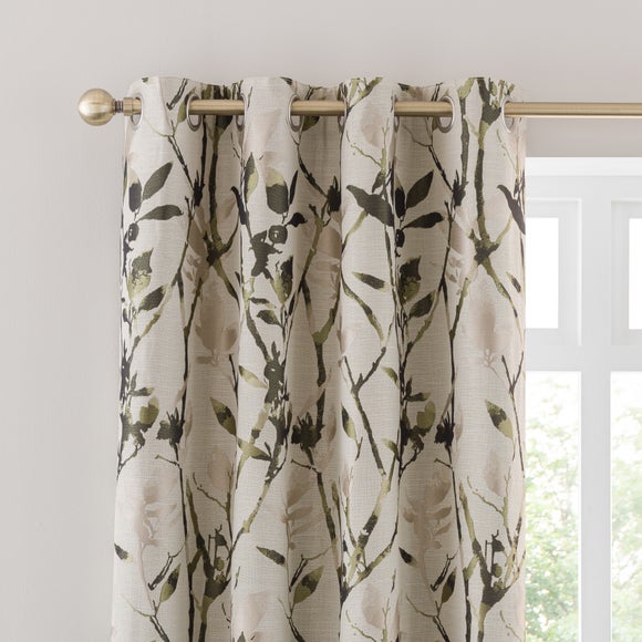 Zen Jacquard Eyelet Curtains - image 1