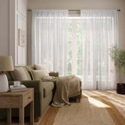 Daisy Made to Measure Voile Curtains - thumbnail 2