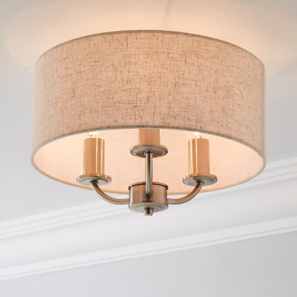 Preston 3 Light Flush Ceiling Light - image 1