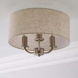Preston 3 Light Flush Ceiling Light - thumbnail 2