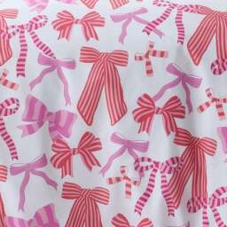 Bedlam Bow and Stripes Reversible Duvet Cover & Pillowcase Set - thumbnail 3