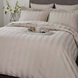 Hotel Stripe 230 Thread Count 100% Cotton Duvet Cover - thumbnail 2