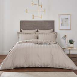 Hotel Stripe 230 Thread Count 100% Cotton Duvet Cover
