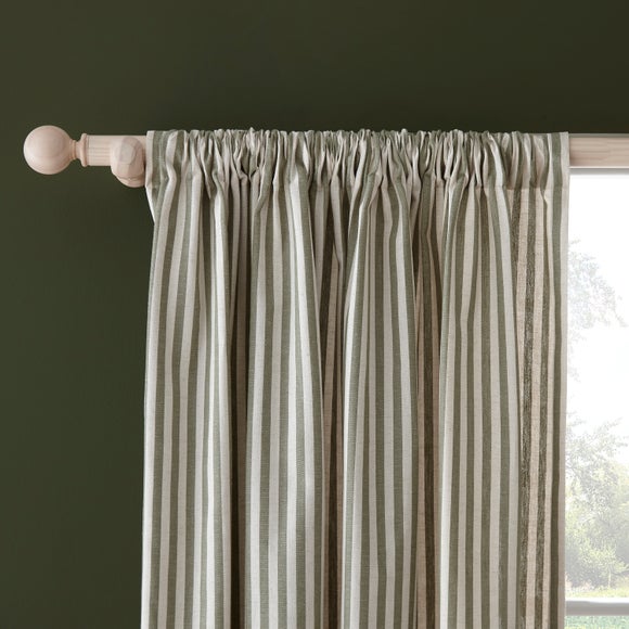 Linford Stripe Unlined Slot Top Curtains - image 1