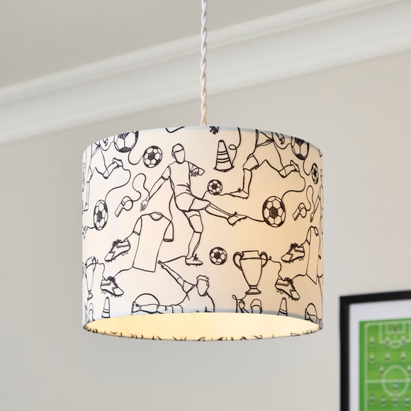 Football Doodle Easy Fit Lamp Shade - image 1
