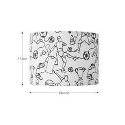 Football Doodle Easy Fit Lamp Shade - thumbnail 4