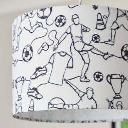 Football Doodle Easy Fit Lamp Shade - thumbnail 3