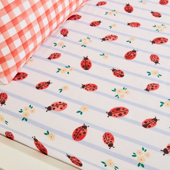 Set of 2 Ladybird Lane Fitted Sheets - image 1