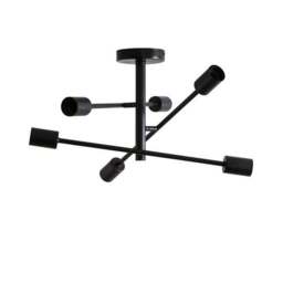 Elements Koppla 6 Light Semi Flush Ceiling Light - thumbnail 5