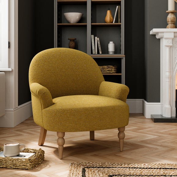 Petit Multi Tone Boucle Armchair by Dunelm
