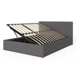 Side Lift Ottoman Bed Frame, Fabric - thumbnail 4