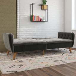 Tallulah Velvet Memory Foam Double Futon - thumbnail 2