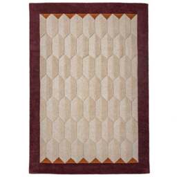 Mara Chevron Border Wool Rug - thumbnail 5