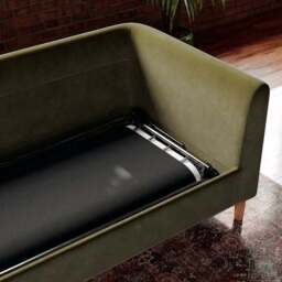 Max Velvet 2 Seater Sofa Bed - thumbnail 3