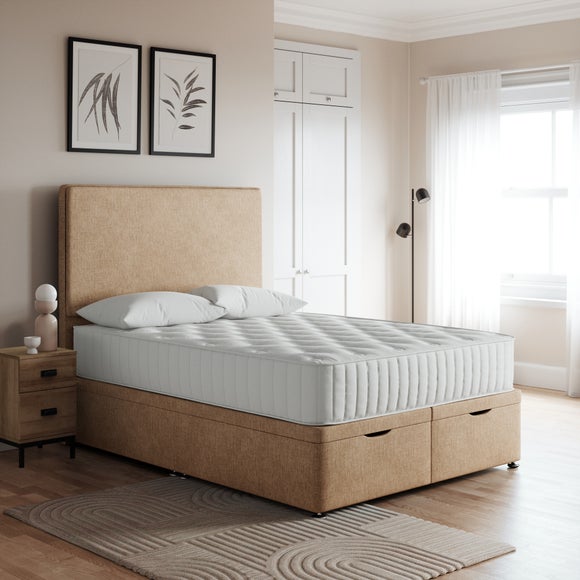 Everyday End Opening Ottoman Bed Frame, Woven Fabric - image 1
