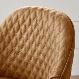 Hudson Bar Stool, Faux Leather - thumbnail 3