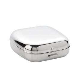 Widdop Silver Metal Cased Alarm Clock - thumbnail 5