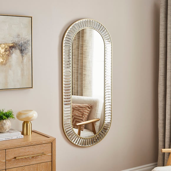 Audra Lozenge Full Length Wall Mirror - image 1
