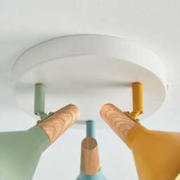 Elements Wolston 3 Light Semi Flush Spotlight - thumbnail 4