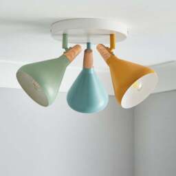 Elements Wolston 3 Light Semi Flush Spotlight - thumbnail 2