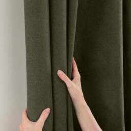 Luna Brushed Eyelet Curtains (Blackout Available) - thumbnail 3