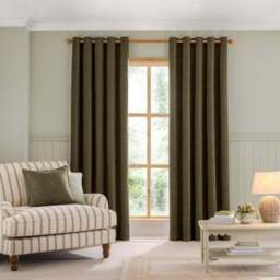 Luna Brushed Eyelet Curtains (Blackout Available) - thumbnail 2