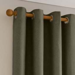 Luna Brushed Eyelet Curtains (Blackout Available) - thumbnail 1