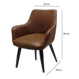 Indus Valley Set of 2 Lex Dining Chairs - thumbnail 6