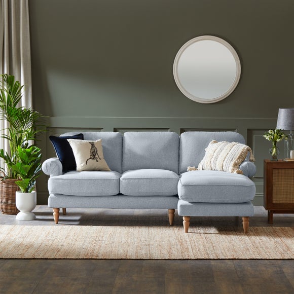 Jolene Soft Texture Corner Chaise Sofa - image 1