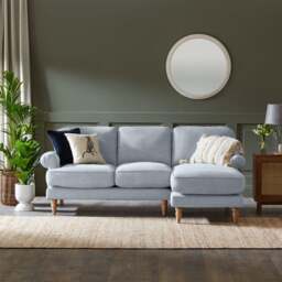 Jolene Soft Texture Corner Chaise Sofa - thumbnail 1