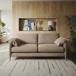 Hector Tonal Plush Chenille 4 Seater Sofa - thumbnail 1