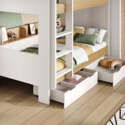 Eddie Storage Bunk Bed Frame - thumbnail 4