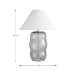 Phoebe Abstract Glass Table Lamp - thumbnail 6
