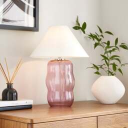 Phoebe Abstract Glass Table Lamp - thumbnail 1