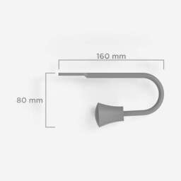 Trumpet Curtain Holdback - thumbnail 2