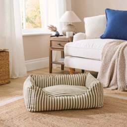 Linford Stripe Box Dog Bed - thumbnail 2
