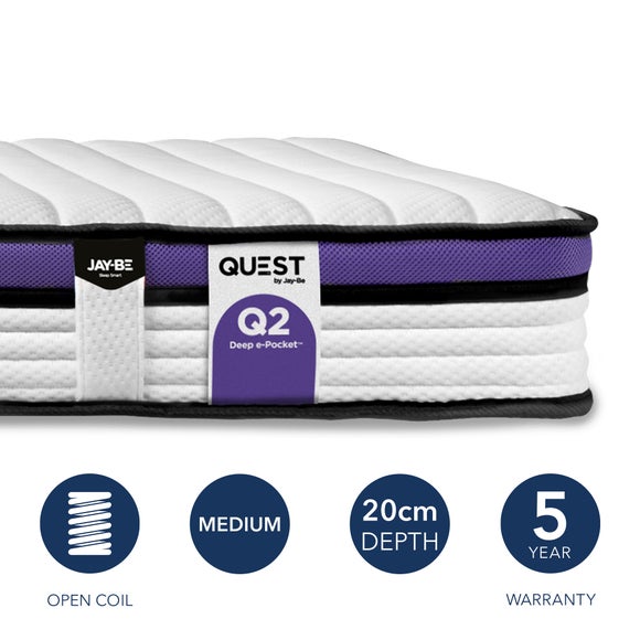 Jay-Be Quest Q2 Extreme Comfort Hybrid Mattress - image 1