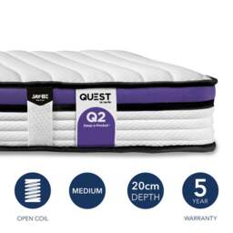 Jay-Be Quest Q2 Extreme Comfort Hybrid Mattress - thumbnail 1