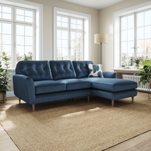 Sven Opulent Velvet Large Corner Chaise Sofa - image 1