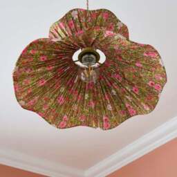 Sophie Robinson Wiggle Petal Meadow Zest Easy Fit Pleated Lamp Shade - thumbnail 3