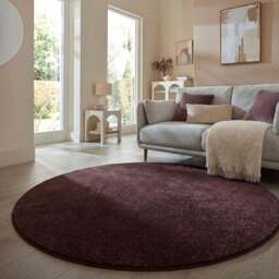 Sheen Shaggy Round Rug