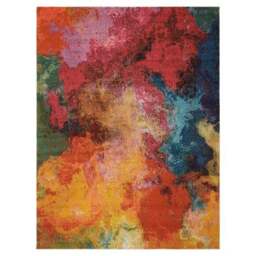 Multi Coloured Celestial Palette Rug - thumbnail 2