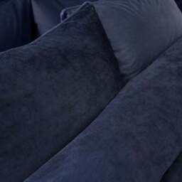 Catherine Lansfield Kingsley Soft Matt Velvet Duvet Cover and Pillowcase Set - thumbnail 3