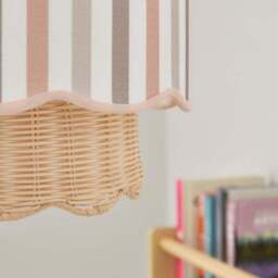 Stripe Scallop Easy Fit Lamp Shade - thumbnail 3