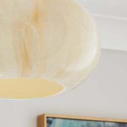 Lacey Alabaster Glass Easy Fit Pendant Shade - thumbnail 3