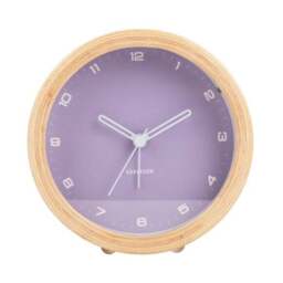 Karlsson Gentle Round Wooden Alarm Clock - thumbnail 2