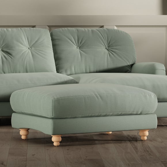 Martha Vintage Velvet Footstool - image 1