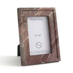 Red Levanto Marble Photo Frame - thumbnail 2