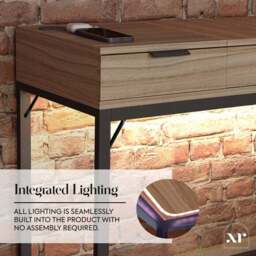 XR Living Denver Dressing Table with Wireless Charging and App Controlled LED Lights - thumbnail 4